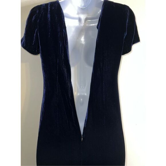 Women’s Whimsy Blue Velvet Maxi Dress XS/S - Picture 9 of 9